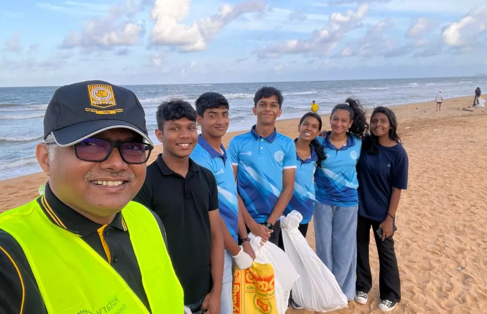Beach Cleanup at Mount Lavinia