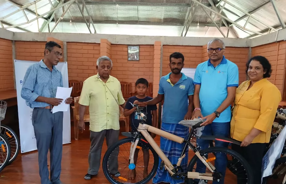 Donation of Bicycles under the Hope on Wheels Project