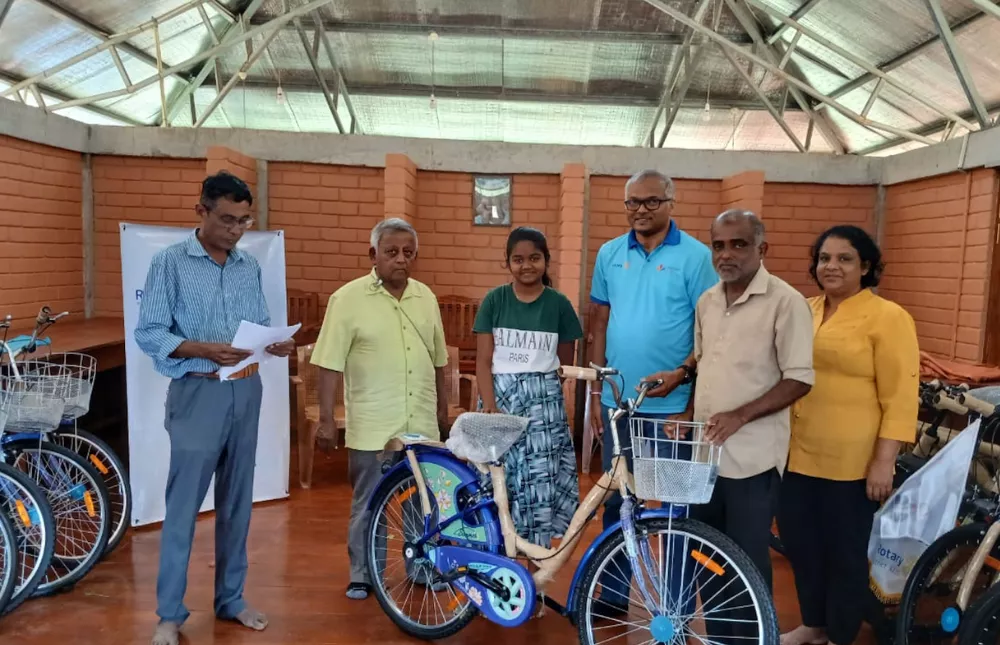 Donation of Bicycles under the Hope on Wheels Project