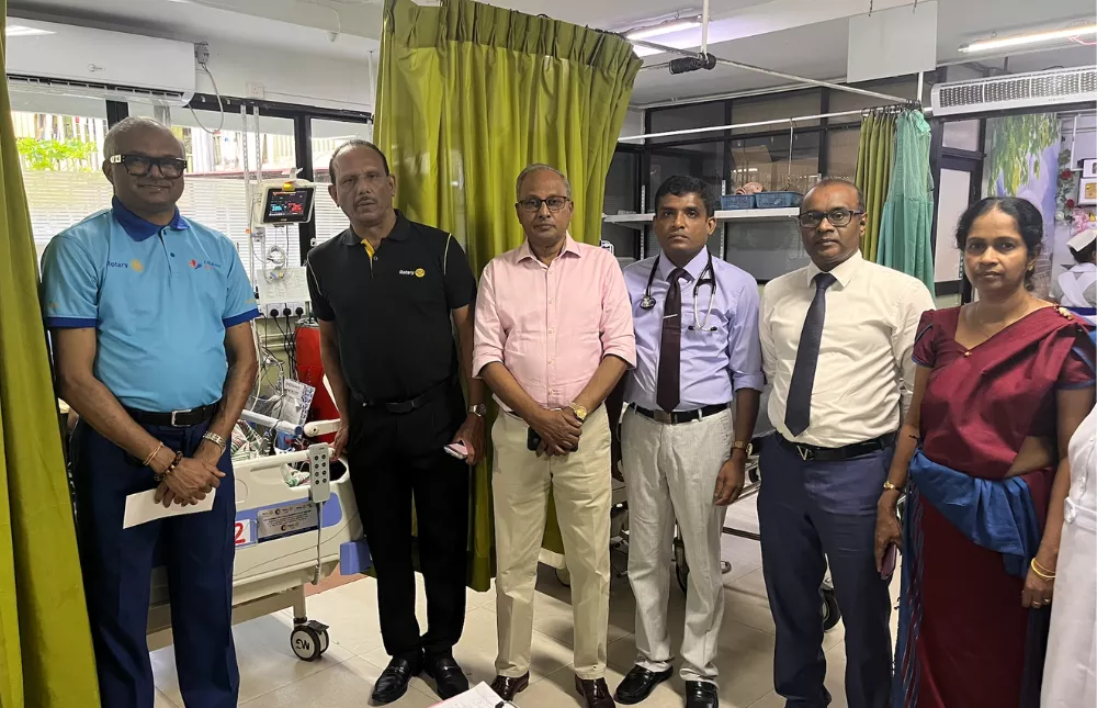 Donation of Electric – Three Function Beds - Rotary Club Colombo