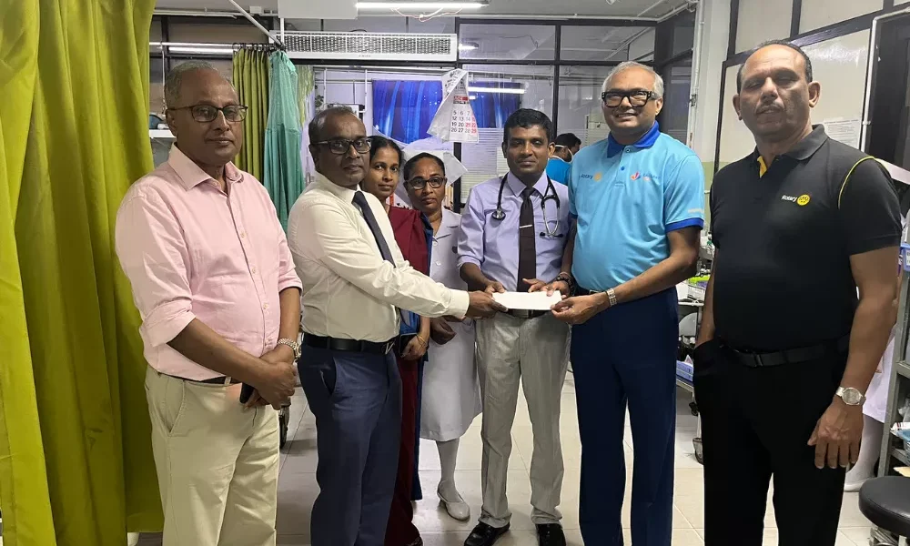 Donation of Electric – Three Function Beds - Rotary Club Colombo