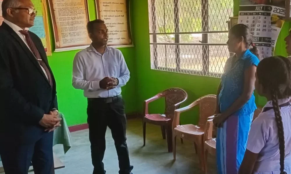 Donation of funds to buy stationary and food items