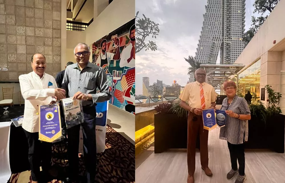 Meetings with Rotarians from other Countries