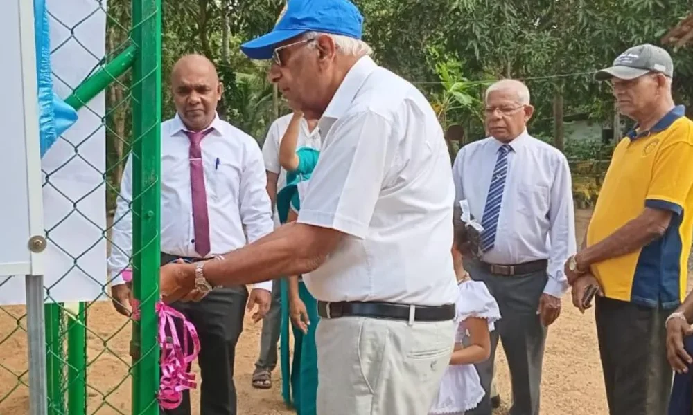 Opening of the Newly Established Children’s Palyground at the Dambadeniya Junior School - Rotary Club Colombo
