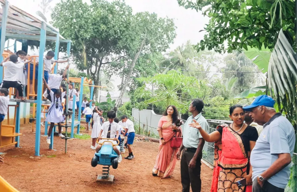 Playground Opening in Siri Seevali Maha Vidyalaya, Kalutara South by Rotary Club Colombo