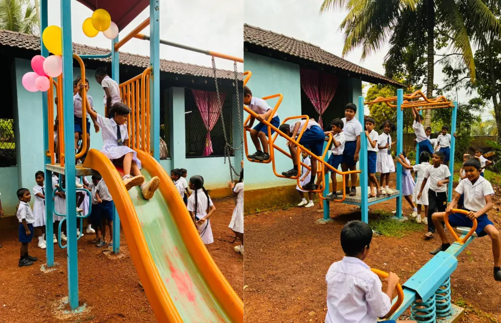 Playground Opening in Siri Seevali Maha Vidyalaya, Kalutara South by Rotary Club Colombo