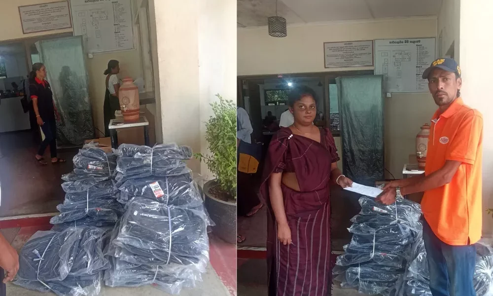 Rotary Club Colombo Donate school Supplies Meegahakivula Divisional Secretariat Office