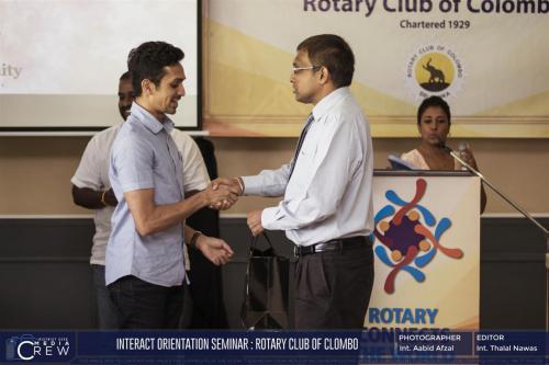 Orientation Seminar for Interact Clubs sponsored by the Rotary club of Colombo (49)