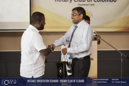 Orientation Seminar for Interact Clubs sponsored by the Rotary club of Colombo (51)