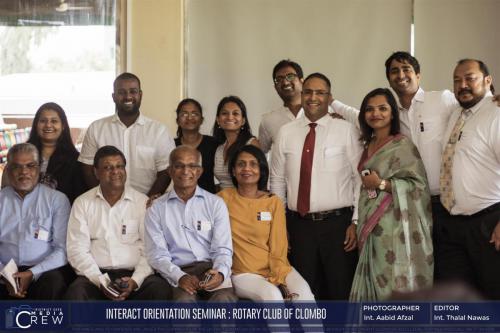 Orientation Seminar for Interact Clubs sponsored by the Rotary club of Colombo