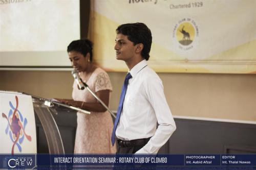 Orientation Seminar for Interact Clubs sponsored by the Rotary club of Colombo (57)