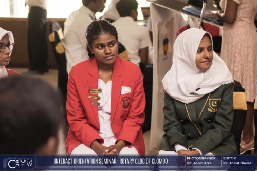 Orientation Seminar for Interact Clubs sponsored by the Rotary club of Colombo (62)
