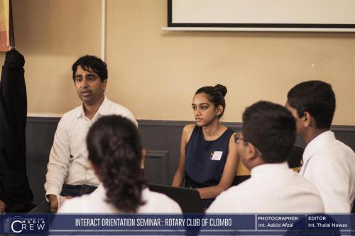 Orientation Seminar for Interact Clubs sponsored by the Rotary club of Colombo (63)