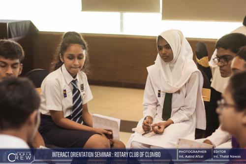 Orientation Seminar for Interact Clubs sponsored by the Rotary club of Colombo (67)