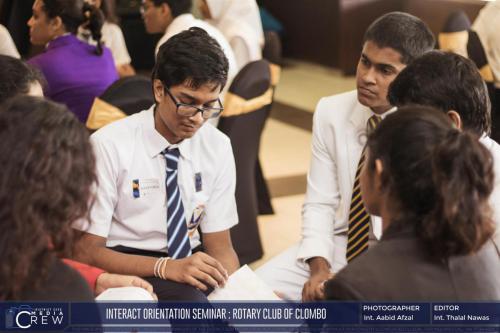 Orientation Seminar for Interact Clubs sponsored by the Rotary club of Colombo (68)