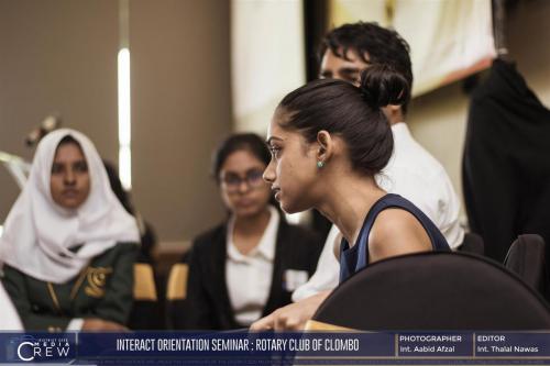 Orientation Seminar for Interact Clubs sponsored by the Rotary club of Colombo (69)