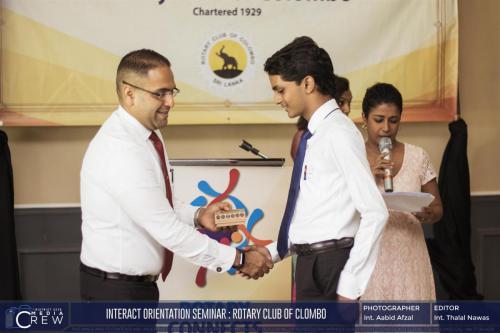 Orientation Seminar for Interact Clubs sponsored by the Rotary club of Colombo (70)