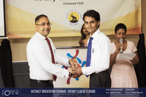 Orientation Seminar for Interact Clubs sponsored by the Rotary club of Colombo (71)