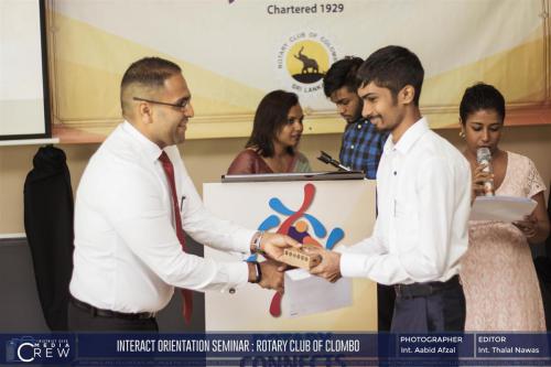Orientation Seminar for Interact Clubs sponsored by the Rotary club of Colombo (74)
