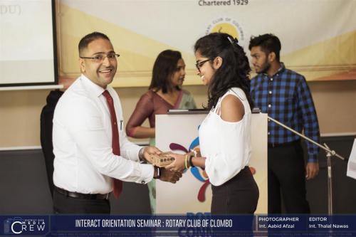 Orientation Seminar for Interact Clubs sponsored by the Rotary club of Colombo (75)
