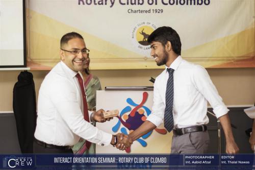 Orientation Seminar for Interact Clubs sponsored by the Rotary club of Colombo (77)